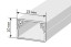 Короб 15х10 (Промрукав) Кабель-канал с двойным замком белый 15х10