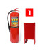 Комплект огнетушитель ОВП-4 зимний + подставка П-15 + знак F04