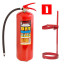 Комплект огнетушитель ОП-4 + кронштейн ТВ4 + знак F04